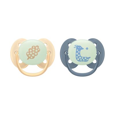 Philips Avent Fopspeen - Ultra Soft Nighttime - 6-18 maanden - 2 stuks - Glow in the Dark Philips Avent Fopspeen - Ultra Soft Nighttime - 6-18 maanden - 2 stuks - Glow in the Dark
