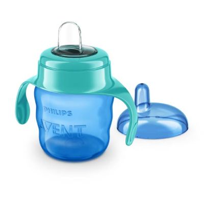 Philips Avent Beker Met Drinktuit 200ml Blauw SCF551/05