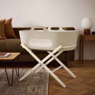 Snuz SnüzBaskit Moses Basket + Stand Set - Barley/Cashmere 
