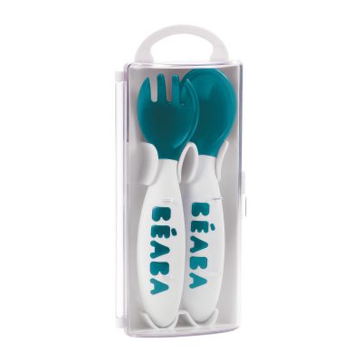 Béaba Vork En Lepel Blue 8+ Maanden