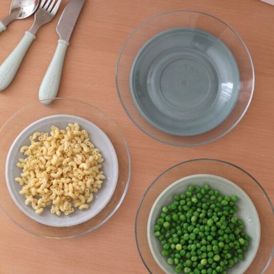 Beaba x Duralex - Glazen Bordenset - 3-delig - Groen Beaba x Duralex - Glazen Bordenset - 3-delig - Groen