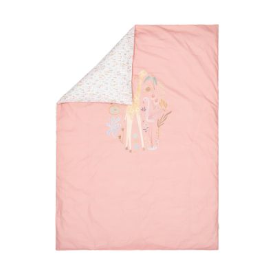 Little Dutch Blooming Safari Dekbedovertrek - 120 x 150 cm - Roze