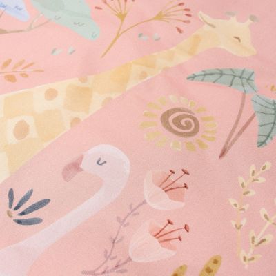 Little Dutch Blooming Safari Dekbedovertrek - 120 x 150 cm - Roze