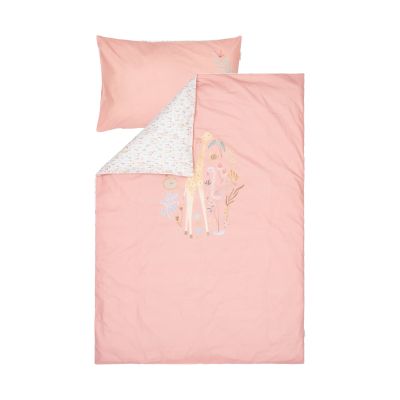 Little Dutch Blooming Safari Dekbedovertrek - 120 x 150 cm - Roze