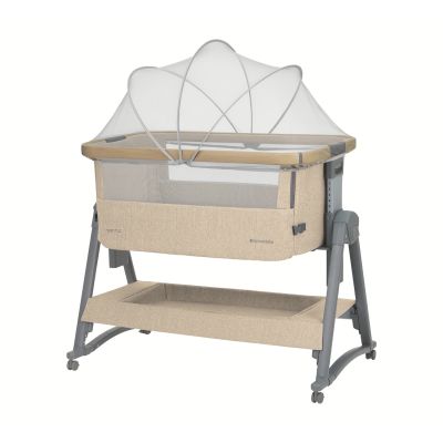 KikkaBoo Bedside Crib - Nanna 2 - Beige