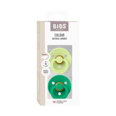 BiBs Colour Fopspeen - Anatomisch - 2 Stuks - 0-6 Mnd - Matcha / Cactus BiBs Colour Fopspeen - Anatomisch - 2 Stuks - 0-6 Mnd - Matcha / Cactus