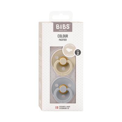 Bibs Fopspeen Latex Anatomical 6-18mnd Vanilla / Cloud (2-Pack)








