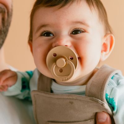 BiBs Fopspeen - Rond - 0-6 Mnd - Taupe