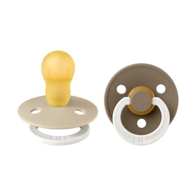 BiBs Glow In The Dark Fopspeen - Rond - 2 Stuks