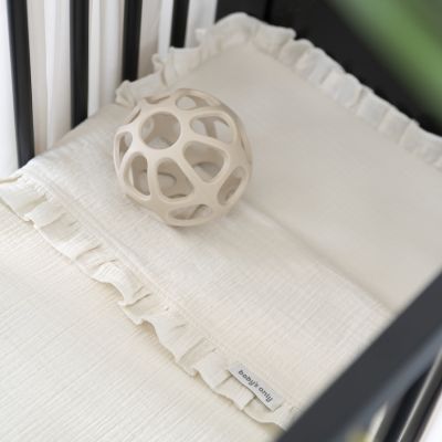 Baby's Only Calm Wieglaken Met Ruffle - Warm Linen