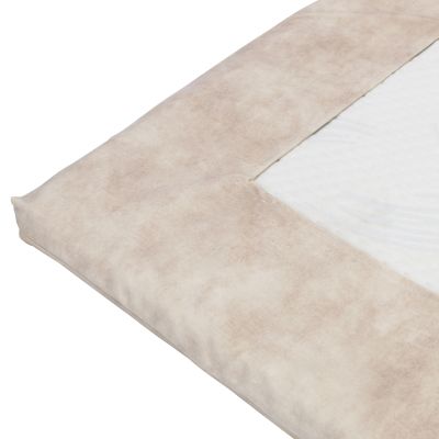 Kidsmill Boxmatras Hoes Velours Natural 80 x 100
