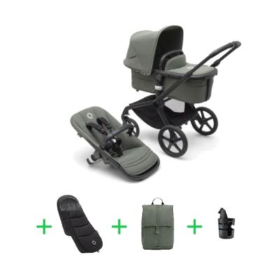 Bugaboo Fox 5 Bundel 3 - Forest Green Met Black Frame