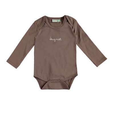 Babylook Deugniet Romper - Maat 56 - Deep Taupe