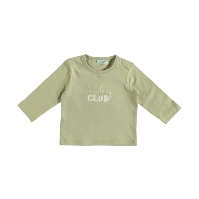 Babylook Do Nothing Club T-Shirt - Moss Gray