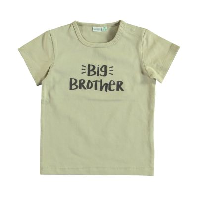 Babylook Big Brother Korte Mouw T-Shirt - Moss Gray