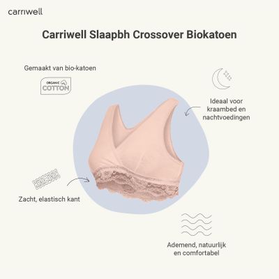 Carriwell Crossover Slaapbeha Biokatoen Honey M Carriwell Crossover Slaapbeha Biokatoen Honey M