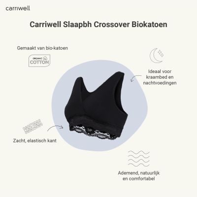 Carriwell Crossover Slaapbeha Biokatoen Zwart S Carriwell Crossover Slaapbeha Biokatoen Zwart S