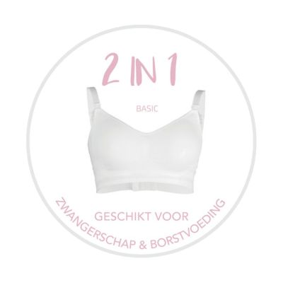 Carriwell Meegroei & Voedingsbeha Original Wit L Carriwell Meegroei & Voedingsbeha Original Wit L