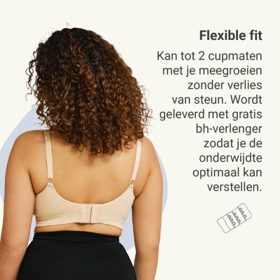 Carriwell Voedingsbh - Padded - Beige - S Carriwell Voedingsbh - Padded - Beige - S