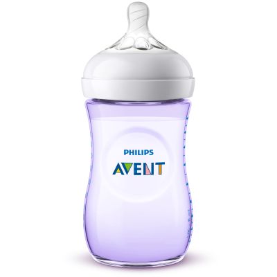 Philips Avent Fles Natural Paars 260ml SCF033/14