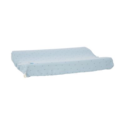 Little Dutch Pure Aankleedkussenhoes - 50 x 70 cm - Denim Blue
