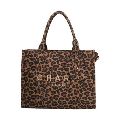 Charm London Bond Avenue Laptoptas - Luipaard Charm London Bond Avenue Laptoptas - Luipaard