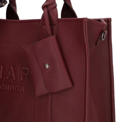 Charm London Laptoptas - Bond - 15,6 Inch - Bordeaux Rood Charm London Laptoptas - Bond - 15,6 Inch - Bordeaux Rood