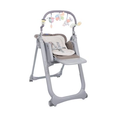 Chicco Eetstoel Polly Magic Relax - 4 Wheels Cocoa