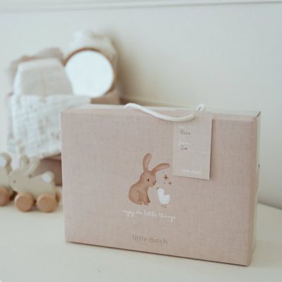 Little Dutch Giftset Kleding - Newborn Naturals - Creme - 50/56 