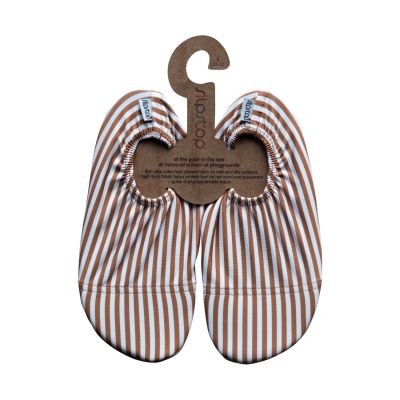 Slipstop Schoentjes - Cognac Stripe