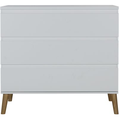 TWF Ledikant 70 x 140 Incl. Juniorzijden - Commode Beach Island White
