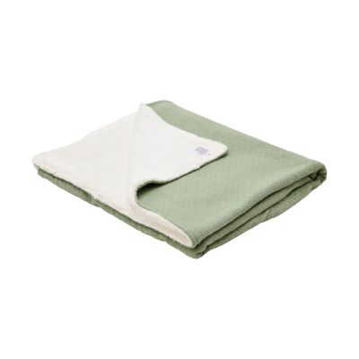 Little Dutch Pure Wiegdeken Gebreid - 70 x 100 cm - Sage 