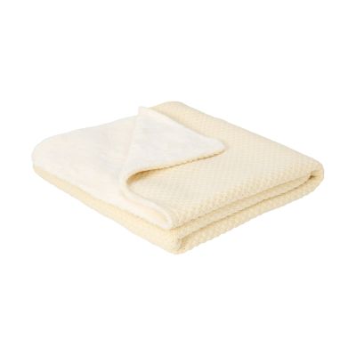 Little Dutch Pure Ledikantdeken Gebreid - 110 x 140 cm - Soft White