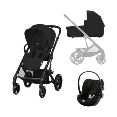 Cybex Balios One Box Comfort 3-in-1 Kinderwagen - Moon Black
