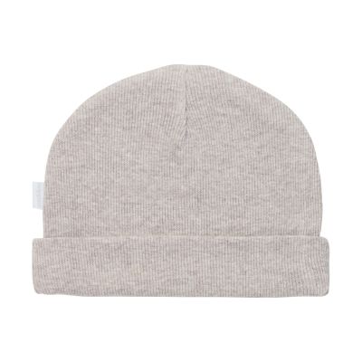 Noppies Muts Rib Nevel Taupe Melange  3-6 mnd
