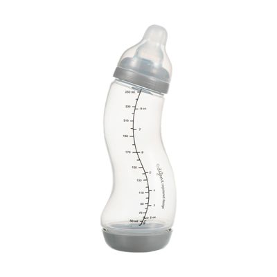 Difrax S-Fles Smal 250ml Grey + 123Ring