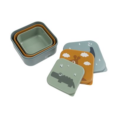 Done By Deer Snack Box Deer Friends Blue Mix 3-pack