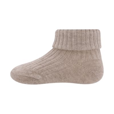 Ewers Sokjes Rib Dark Beige 17-18