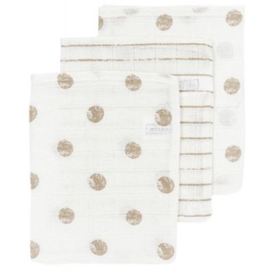 Meyco Washandjes Dot Stripes 3 Stuks