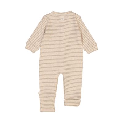 Feetje Boxpak Met Voet Rib Streep The Magic is in You Taupe Melange 50
