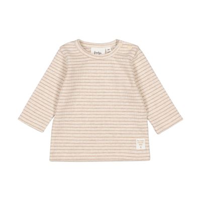 Feetje T-Shirt Rib Streep The Magic Is In You Taupe Melange 56