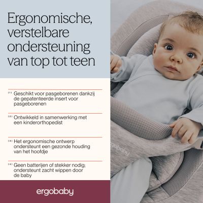 Ergobaby Bouncer Evolve Grijs Antraciet Ergobaby Bouncer Evolve Grijs Antraciet