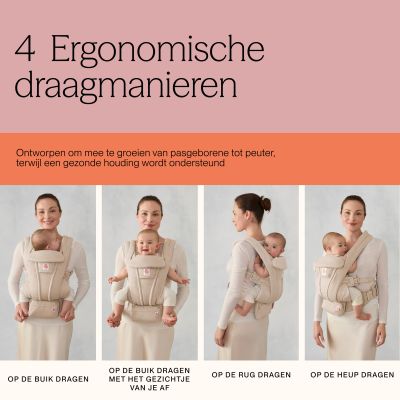 Ergobaby Omni Deluxe Cotton Draagzak - Pearl Grey Ergobaby Omni Deluxe Cotton Draagzak - Pearl Grey