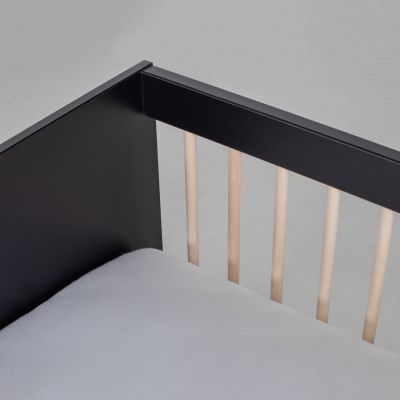 Europe Baby Nova Ledikant 60-120 - Zwart/Eiken