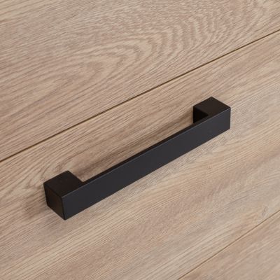 Europe Baby Nova Ledikant 60x120/Commode 3 Laden/Hanglegkast 2 Deuren - Zwart/Eiken