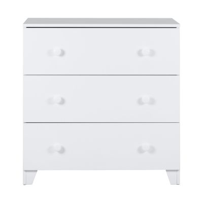 Europe Baby Sarah Ledikant 70 x 140 cm/Commode 3 Laden - Wit Europe Baby Sarah Ledikant 70 x 140 cm/Commode 3 Laden - Wit