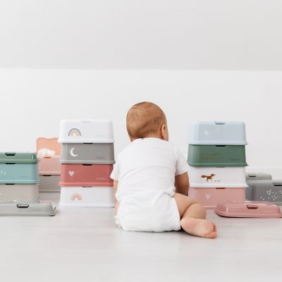 Funkybox Pale Blue Little Stars