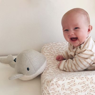 Flow Amsterdam Knuffel Met Hartslag Moby Grey
