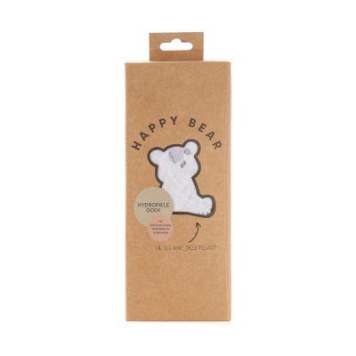 HappyBear Swaddle Hydrofiel Doek Blue Giraf 120cm 
