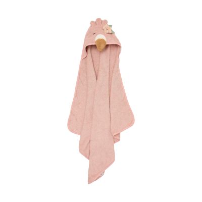 Little Dutch Badcape Flamingo - 100x100 cm - Roze